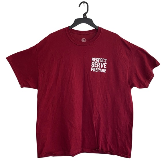 Boy Scouts Of America Burgundy Graphic Tee Shirt Men's Size XL - Picture 1 of 6